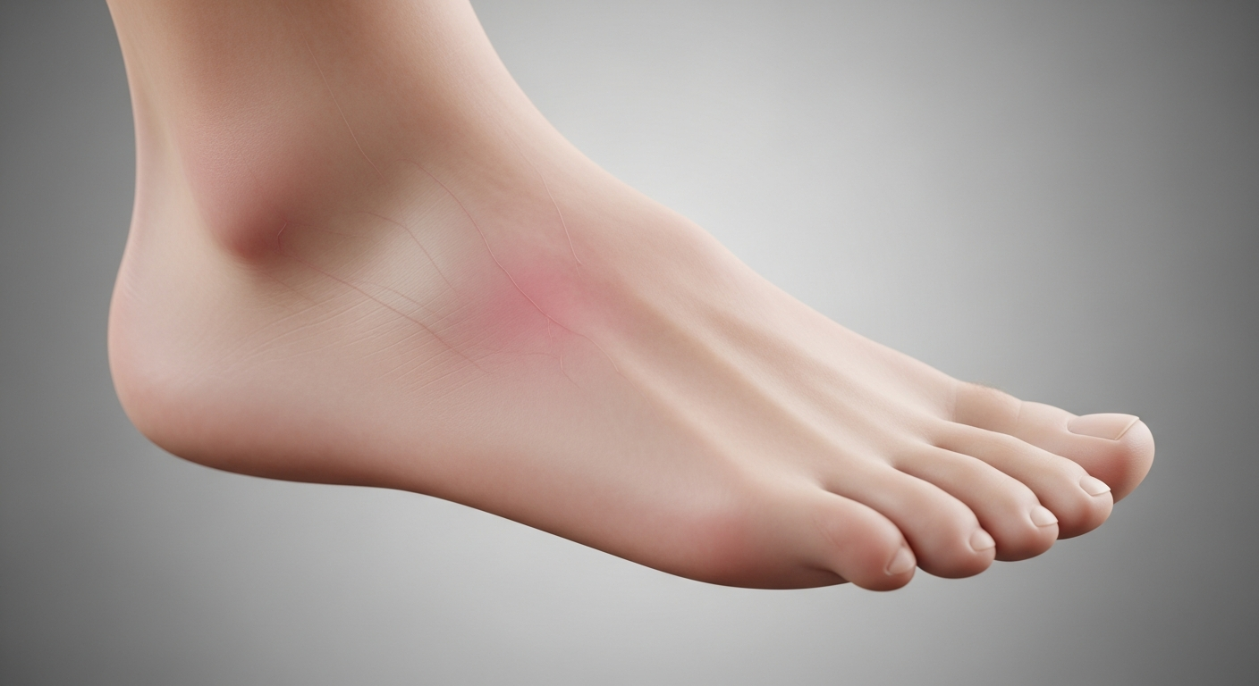 Gout symptoms in the big toe